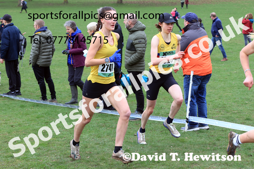 Senior Womens 2026 UK CAU Inter Counties Cross Country, Wollaton Park, Nottingham. Photo: David T. Hewitson/Sports for All Pics